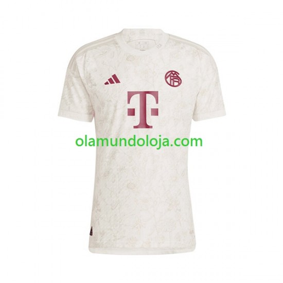 Camisola Bayern de Munique Homem Equipamento Terceiro 2023-2024 Manga Curta